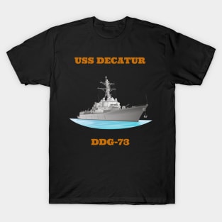 Decatur DDG-73 Destroyer Ship T-Shirt